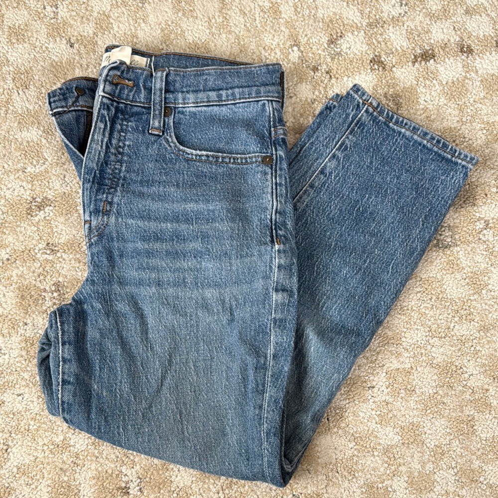 MADEWELL women’s classic straight jeans
